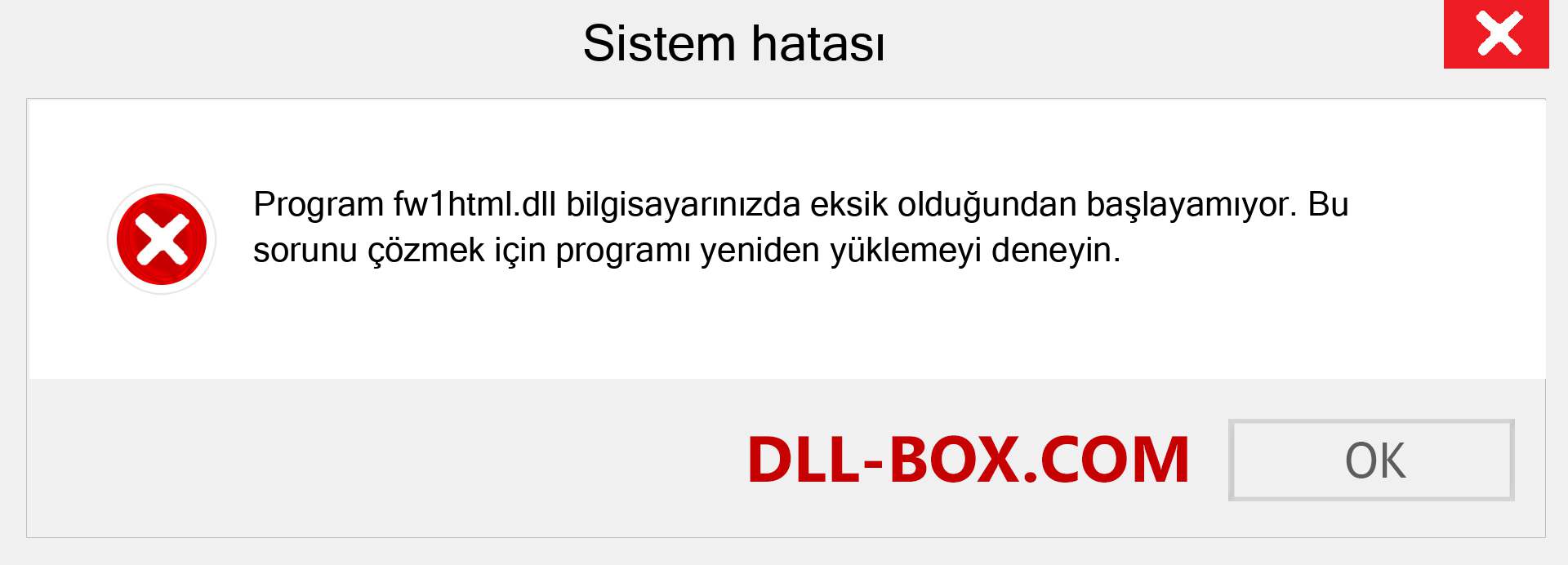 fw1html.dll dosyası eksik mi? Windows 7, 8, 10 için İndirin - Windows'ta fw1html dll Eksik Hatasını Düzeltin, fotoğraflar, resimler